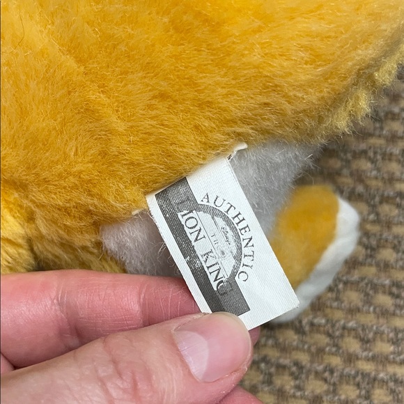 Vintage 1994 Plush Lion The Lion King Simba Plush Mane Changing Stuffed Animal - Picture 8 of 8